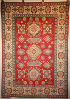 Traditional Afghan Kazak Rug