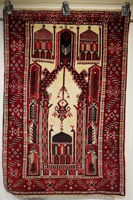 Traditional Persian Turkaman Rug