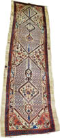Antique Persian Sarab Camel Hair Rug