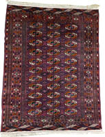 Antique Persian Turkaman Karkas Rug