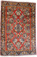 Antique Persian Saruk Rug