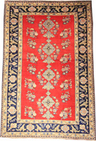 Traditional Persian Najafabad Rug
