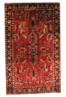 Antique Persian Saruk Rug