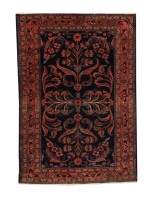 Antique Persian Lilihan Rug circa 1900