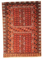 Antique Persian Ersari Turkaman Rug