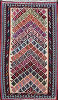 Traditional Persian Senneh Klim Rug