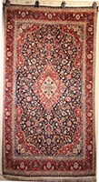 Antique Persian Kashan Rug