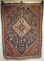 Antique Persian Kashkay Rug circa 19th Century