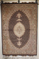 Traditional Persian Tabriz Mahi Rug